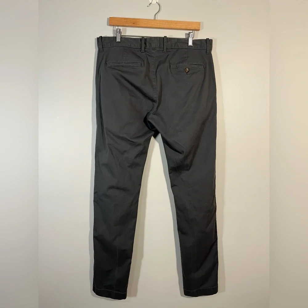 J. Crew Factory Flex Slim Men's Dark Gray Chinos Pants W34 L34
